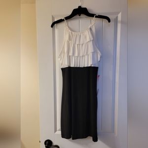 Black and white dress